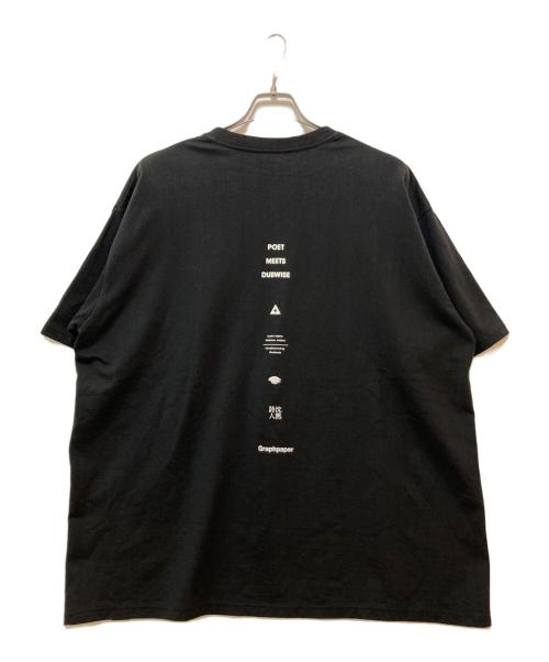 Graphpaper（グラフペーパー）Graphpaper (グラフペーパー) POET MEETS DUBWISE (ポエットミーツダブワイズ) Tシャツ ブラック サイズ:FREEの古着・服飾アイテム