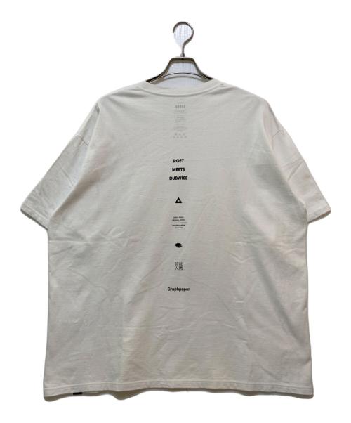 Graphpaper（グラフペーパー）Graphpaper (グラフペーパー) POET MEETS DUBWISE (ポエットミーツダブワイズ) Tシャツ ホワイト サイズ:FREEの古着・服飾アイテム