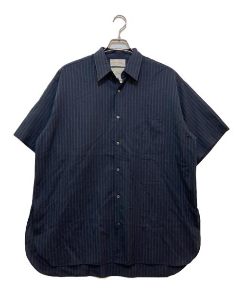MARKAWARE（マーカウェア）MARKAWARE (マーカウェア) COMFORT FIT SHIRT S/S　A21B-06SH01B ネイビー サイズ:3の古着・服飾アイテム