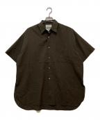 MARKAWAREマーカウェア）の古着「COMFORT FIT SHIRTS S/S　A20B-02SH01B」｜ブラウン