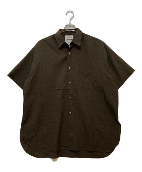 MARKAWARE（マーカウェア）MARKAWARE (マーカウェア) COMFORT FIT SHIRTS S/S　A20B-02SH01B ブラウン サイズ:3の古着・服飾アイテム