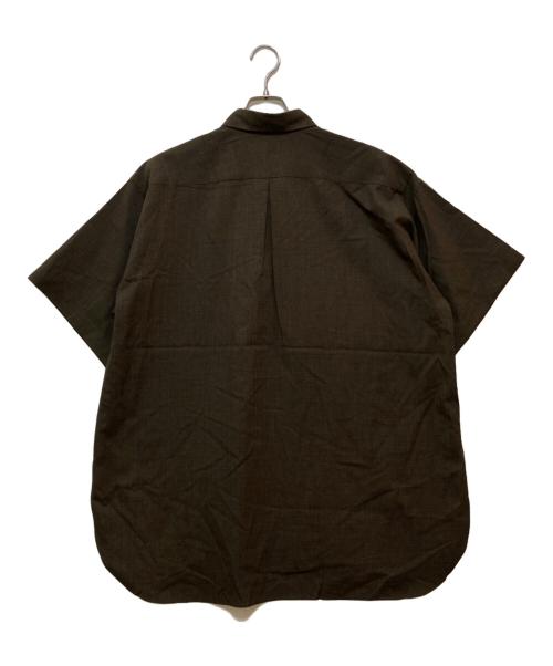 MARKAWARE（マーカウェア）MARKAWARE (マーカウェア) COMFORT FIT SHIRTS S/S　A20B-02SH01B ブラウン サイズ:3の古着・服飾アイテム