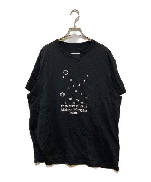 Maison Margiela（メゾンマルジェラ）Maison Margiela (メゾンマルジェラ) カレンダーグラフィックロゴTシャツ　S50GC0684 ブラック サイズ:Lの古着・服飾アイテム