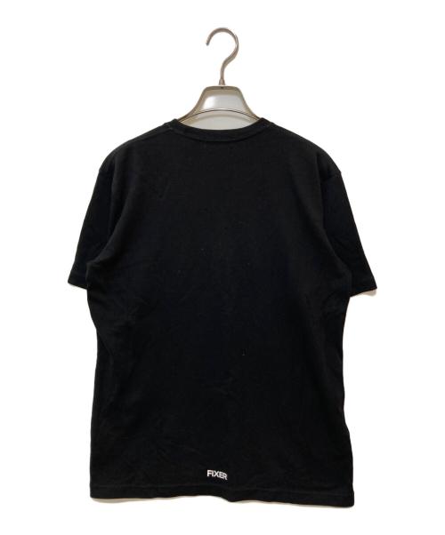 FIXER（フィクサー）FIXER (フィクサー) ロゴプリントTシャツ　FTS02 ブラック サイズ:Mの古着・服飾アイテム