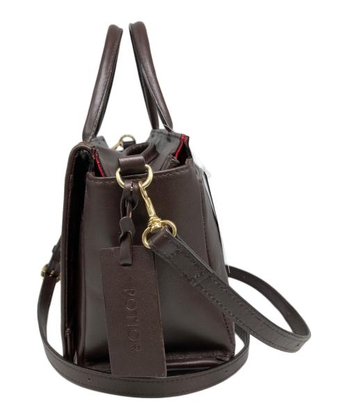 PotioR（ポティオール）PotioR (ポティオール) ハラコショルダーバッグ ブラウンの古着・服飾アイテム