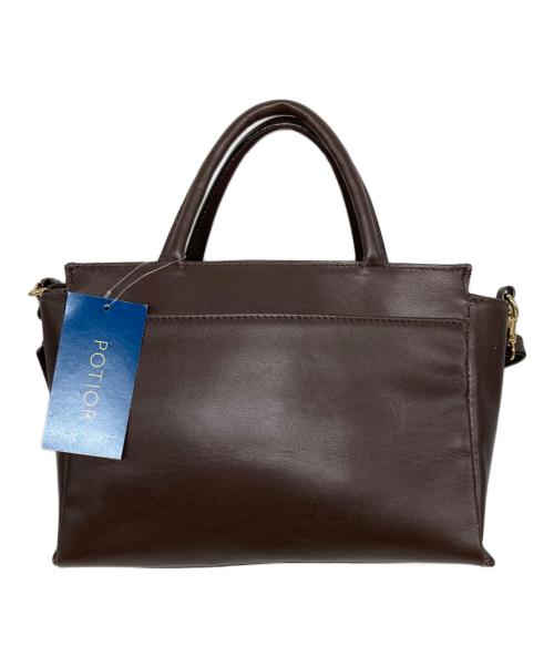 PotioR（ポティオール）PotioR (ポティオール) ハラコショルダーバッグ ブラウンの古着・服飾アイテム