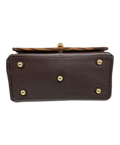 PotioR（ポティオール）PotioR (ポティオール) ハラコショルダーバッグ ブラウンの古着・服飾アイテム
