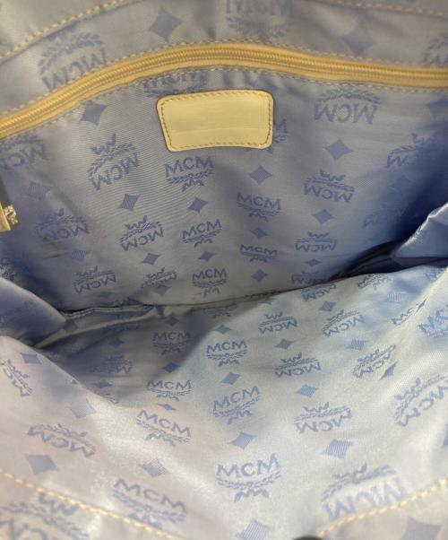 MCM（エムシーエム）MCM (エムシーエム) ナイロントートバッグ スカイブルーの古着・服飾アイテム