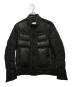 MONCLER（モンクレール）の古着「ALLEMAND レザー切替ダウンジャケット　A20914184085」｜ブラック