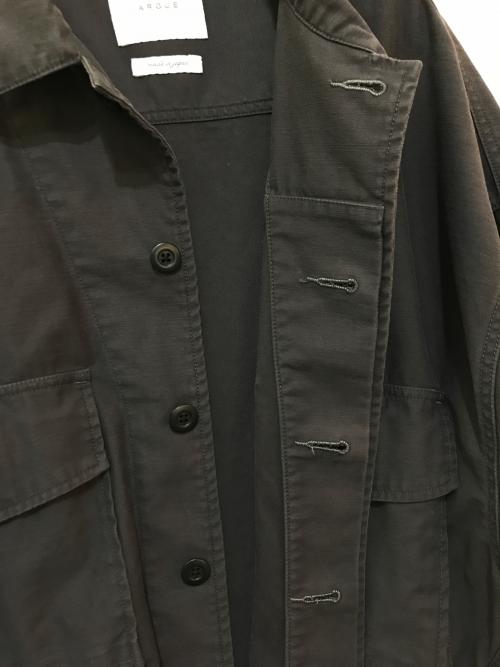 ARGUE（アーギュ）ARGUE (アーギュ) MILITARY JACKET グレー サイズ:FREEの古着・服飾アイテム