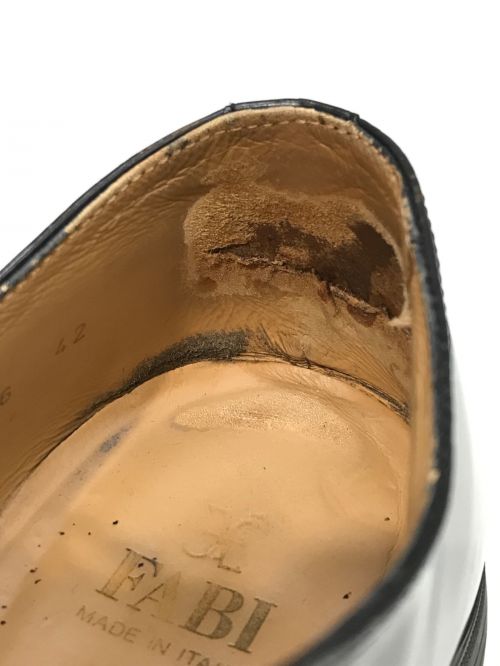 FABI（ファビ）FABI (ファビ) スタッズ付きドレスシューズ ブラック サイズ:42の古着・服飾アイテム