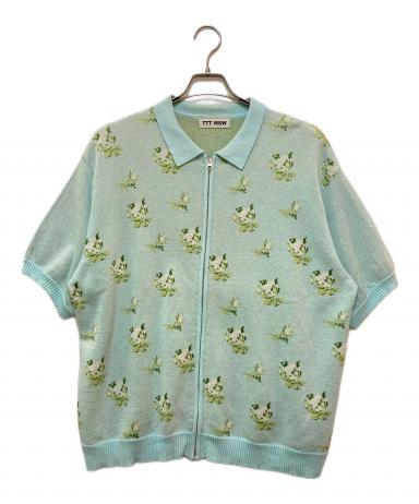 【タグ付】TTT MSW 24SS ナイロンパンツ 花柄チャーム 緑 M 中古・古着通販】TTT MSW (ティー) フラワーカモトラックパンツ