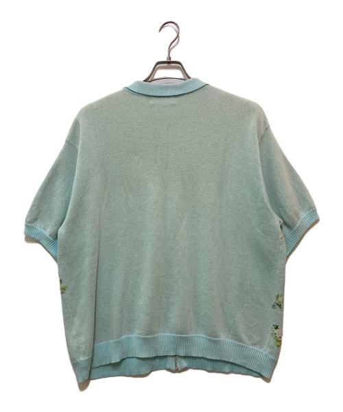 TTT MSW（ティー）TTT MSW (ティー) FLOWER ZIP　TTT-2021SS-KT03 ブルー サイズ:Fの古着・服飾アイテム