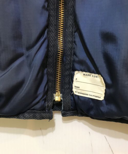 STANDARD CALIFORNIA（スタンダードカリフォルニア）STANDARD CALIFORNIA (スタンダードカリフォルニア) リバーシブルジャケット ブルー サイズ:SMALLの古着・服飾アイテム