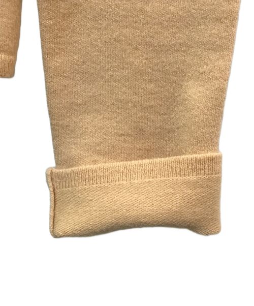 AURALEE（オーラリー）AURALEE (オーラリー) LAMB WOOL SMOOTH KNIT PO A23AP01RW ベージュの古着・服飾アイテム