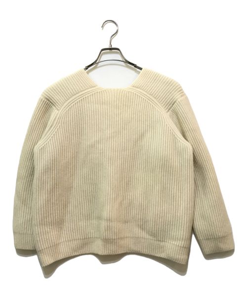 ebure（エブール）EBURE (エブール) ボリュームニット ホワイト サイズ:表記なし(実寸をご参照下さい)の古着・服飾アイテム