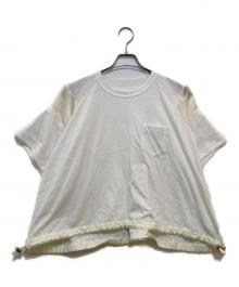 sacai（サカイ）の古着「Cotton Jersey T-Shirt　24-07171」｜ホワイト