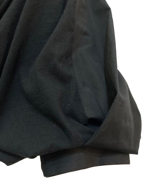 sacai（サカイ）sacai (サカイ) Cotton Poplin x Cotton Jersey　24-07311 T-Shirt ブラック サイズ:3の古着・服飾アイテム