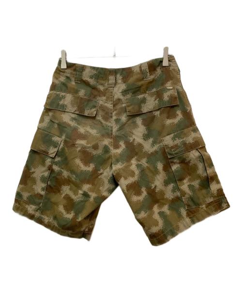 stussy（ステューシー）stussy (ステューシー) 90'sカモ柄ハーフパンツ カーキ サイズ:28の古着・服飾アイテム