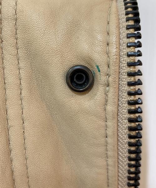 AVIREX（アヴィレックス）AVIREX (アヴィレックス) レザージャケット ベージュ サイズ:Mの古着・服飾アイテム