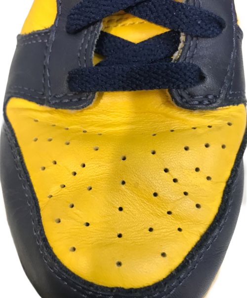 NIKE（ナイキ）NIKE (ナイキ) DUNK HIGH VNTG QK　318544-741 イエロー×ネイビー サイズ:27の古着・服飾アイテム