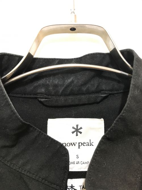 Snow peak（スノーピーク）snow peak (スノーピーク) TAKIBI Carbon Jacket　JK-24SU105 ブラック サイズ:Sの古着・服飾アイテム