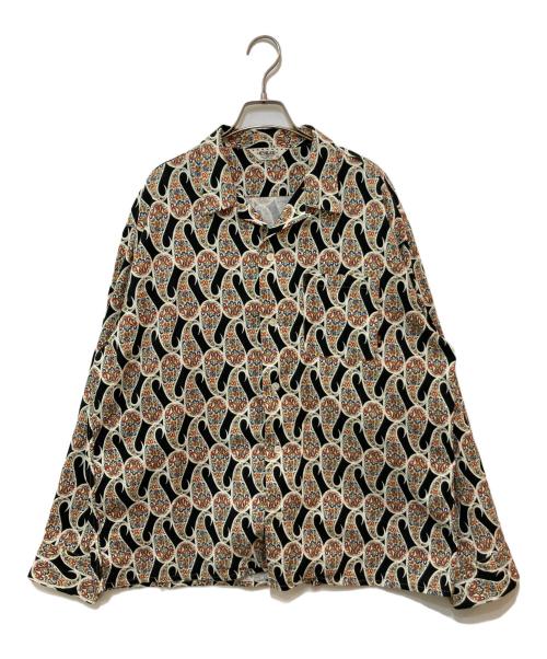 CALEE（キャリー）CALEE (キャリー) ペイズリーシャツ ブラック サイズ:XLの古着・服飾アイテム