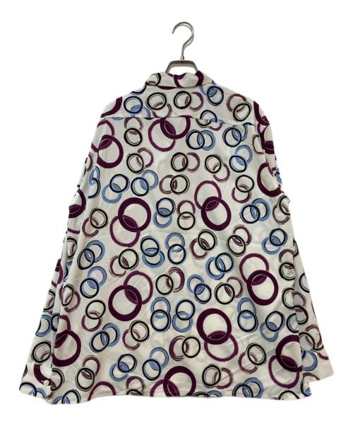 CALEE（キャリー）CALEE (キャリー) オープンカラーシャツ ホワイト サイズ:MEDIUMの古着・服飾アイテム