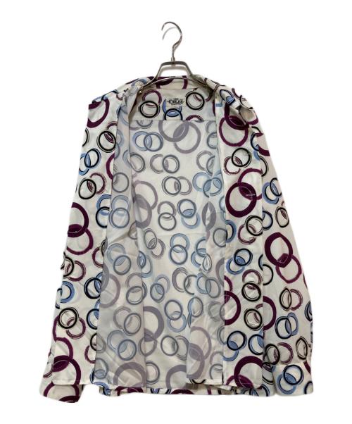 CALEE（キャリー）CALEE (キャリー) オープンカラーシャツ ホワイト サイズ:MEDIUMの古着・服飾アイテム