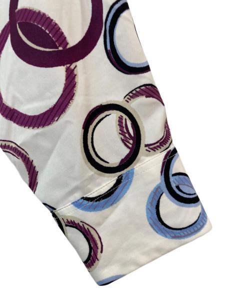 CALEE（キャリー）CALEE (キャリー) オープンカラーシャツ ホワイト サイズ:MEDIUMの古着・服飾アイテム