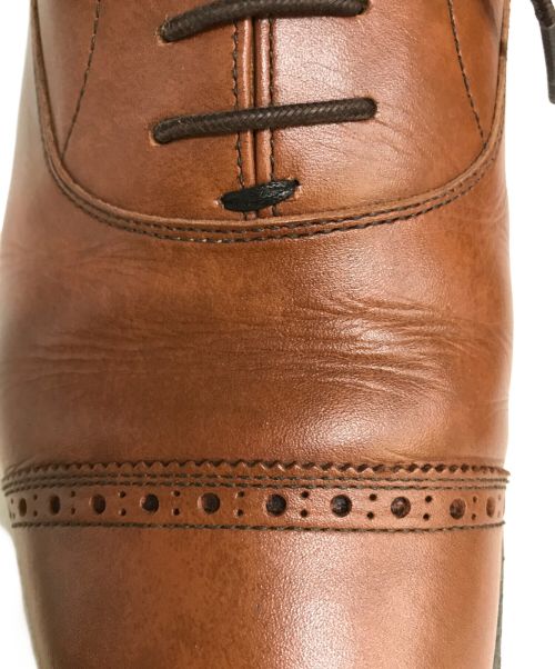 SCOTCH GRAIN（スコッチグレイン）SCOTCH GRAIN (スコッチグレイン) ストレートチップシューズ　3536 ブラウン サイズ:24.5の古着・服飾アイテム