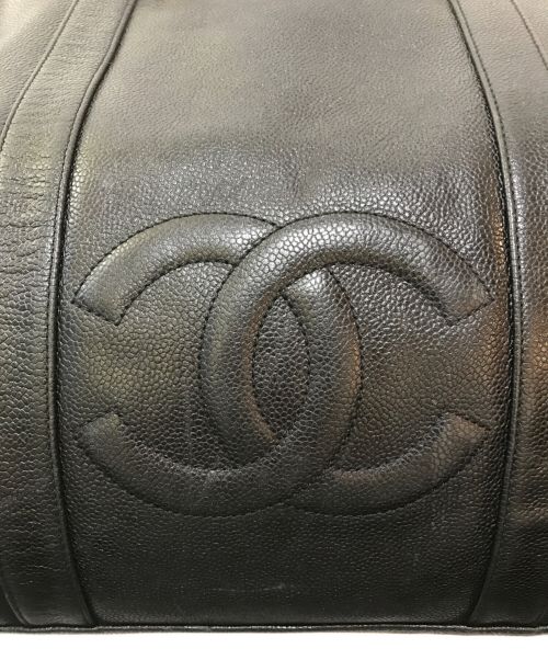 CHANEL（シャネル）CHANEL (シャネル) ボストンバッグ ブラックの古着・服飾アイテム