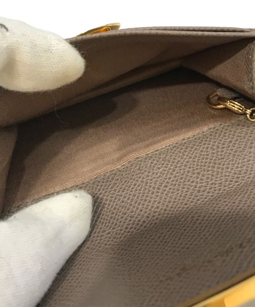 Salvatore Ferragamo（サルヴァトーレ フェラガモ）Salvatore Ferragamo (サルヴァトーレ フェラガモ) ガンチーニカードケース ベージュの古着・服飾アイテム