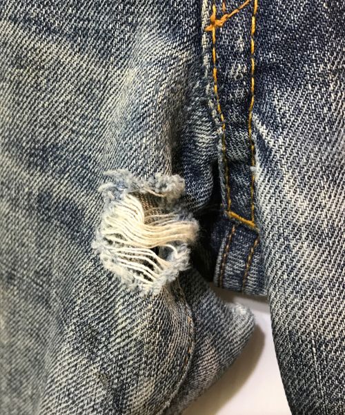 RRL（ダブルアールエル）RRL (ダブルアールエル) ダメージ加工デニムパンツ インディゴ サイズ:28の古着・服飾アイテム