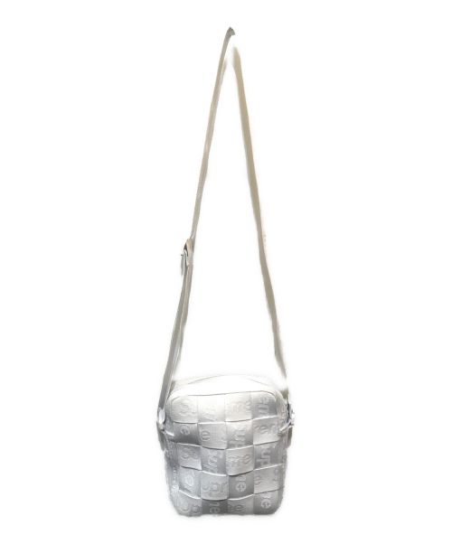 SUPREME（シュプリーム）Supreme (シュプリーム) WOVEN SHOULDER BAG ホワイトの古着・服飾アイテム