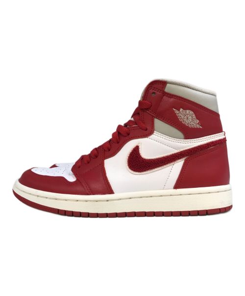 NIKE（ナイキ）NIKE (ナイキ) W AIR JORDAN 1 RETRO HI OG　DJ4891-061 レッド×ホワイト サイズ:24の古着・服飾アイテム