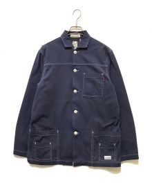 BEDWIN（ベドウィン）の古着「ステッチジャケット」｜ネイビー