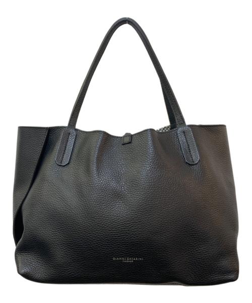 GIANNI CHIARINI（ジャンニ キアリーニ）GIANNI CHIARINI (ジャンニ キアリーニ) トートバッグ ブラックの古着・服飾アイテム