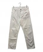 YCHAIイカイ）の古着「ROBUSTOワンウォッシュテーパードフィットホワイトデニム　YPU004」｜ホワイト