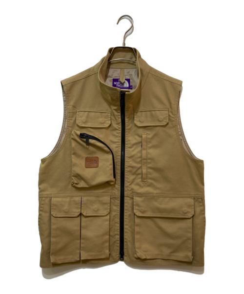 THE NORTHFACE PURPLELABEL（ザ・ノースフェイス パープルレーベル）THE NORTHFACE PURPLELABEL (ザ・ノースフェイス パープルレーベル) Duck Field Vest ベージュ サイズ:Sの古着・服飾アイテム