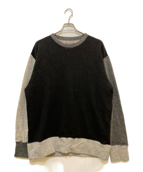 LOOPWHEELER for LOWERCASE（ループウィラー フォー ローケース）LOOPWHEELER for LOWERCASE (ループウィラー フォー ローケース) ウールルーズスウェット グレー サイズ:XLの古着・服飾アイテム