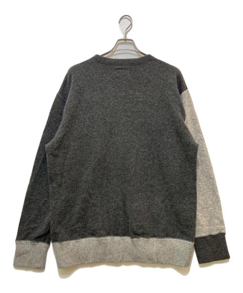 LOOPWHEELER for LOWERCASE（ループウィラー フォー ローケース）LOOPWHEELER for LOWERCASE (ループウィラー フォー ローケース) ウールルーズスウェット グレー サイズ:XLの古着・服飾アイテム