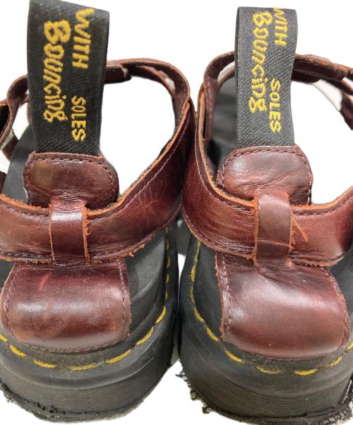 Dr.Martens（ドクターマーチン）Dr.Martens (ドクターマーチン) TERRY ZEBRILUS ボルドー サイズ:37の古着・服飾アイテム