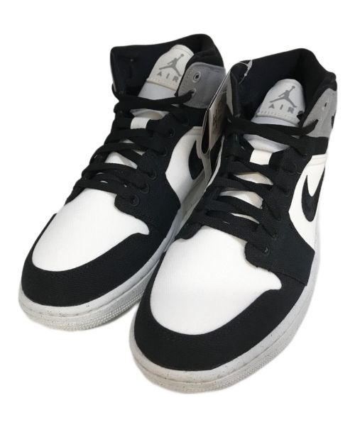 NIKE（ナイキ）NIKE (ナイキ) Air Jordan 1 Mid SE　DV0427-100 ブラック×グレー×ホワイト サイズ:26.5 未使用品の古着・服飾アイテム