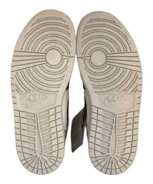 NIKE（ナイキ）NIKE (ナイキ) Air Jordan 1 Mid SE　DV0427-100 ブラック×グレー×ホワイト サイズ:26.5 未使用品の古着・服飾アイテム