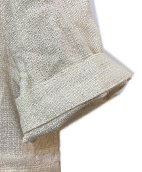 HER LIP TO（ハーリップトゥ）HER LIP TO (ハーリップトゥ) Robertson Tweed Long Dress アイボリー サイズ:Sの古着・服飾アイテム