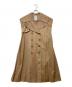 HER LIP TO（ハーリップトゥ）の古着「SleevelessTwillTrenchDress」｜ブラウン