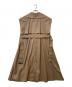 HER LIP TO (ハーリップトゥ) SleevelessTwillTrenchDress ブラウン サイズ:Ｓ 未使用品：9000円