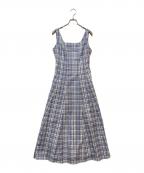 HER LIP TOハーリップトゥ）の古着「Paddington Long Dress」｜ネイビー