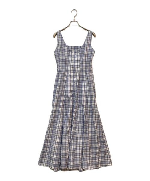 HER LIP TO（ハーリップトゥ）HER LIP TO (ハーリップトゥ) Paddington Long Dress ネイビー サイズ:S 未使用品の古着・服飾アイテム